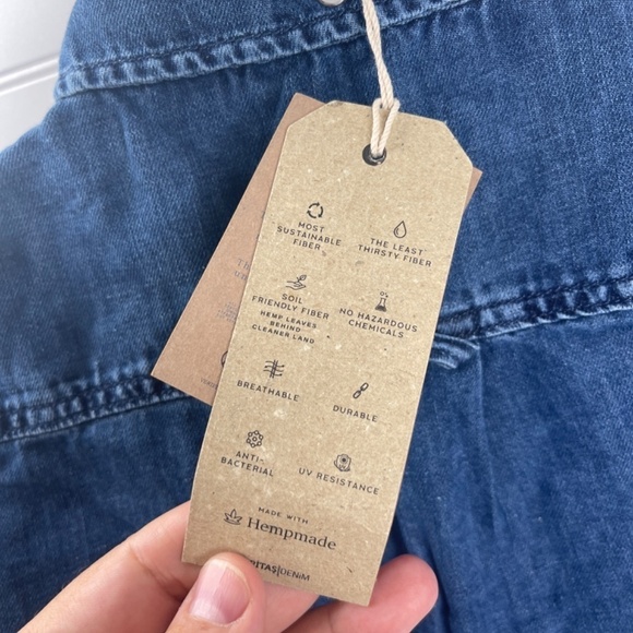 NWT &SONS Trading Co. Sunday Shirt Light Denim Large - Picture 7 of 12